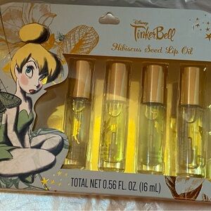 Disney Tinker Bell Hibiscus Seed Lip Oil Set - Golden Hue
